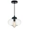 Cwi Lighting Glass 1 Light Down Mini Pendant With Clear Finish 5570P11 - Clear - alternate 1
